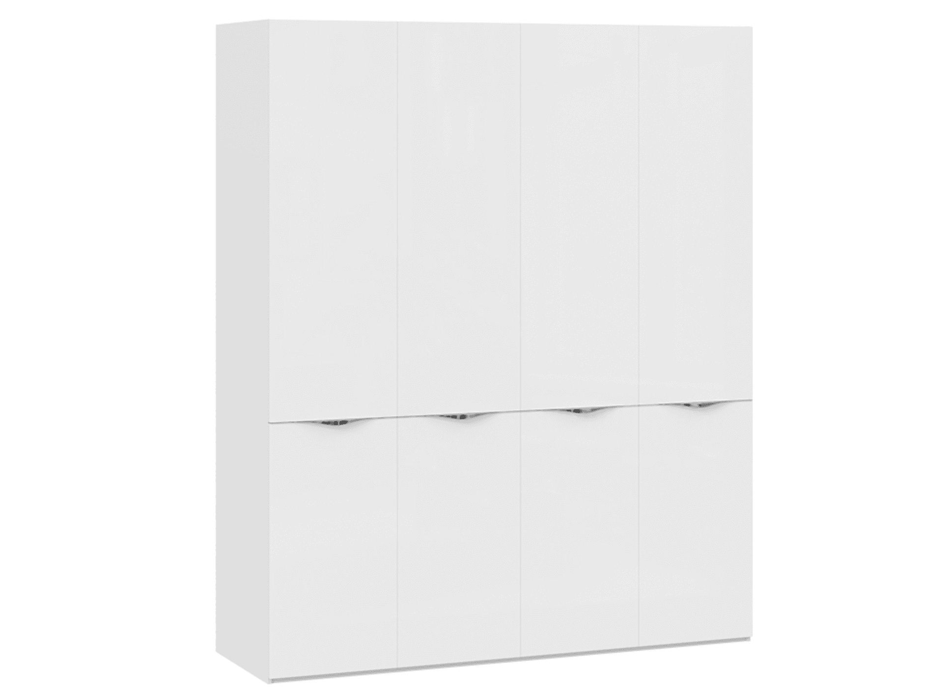 Шкаф комбинированный - 4 двери со стеклом