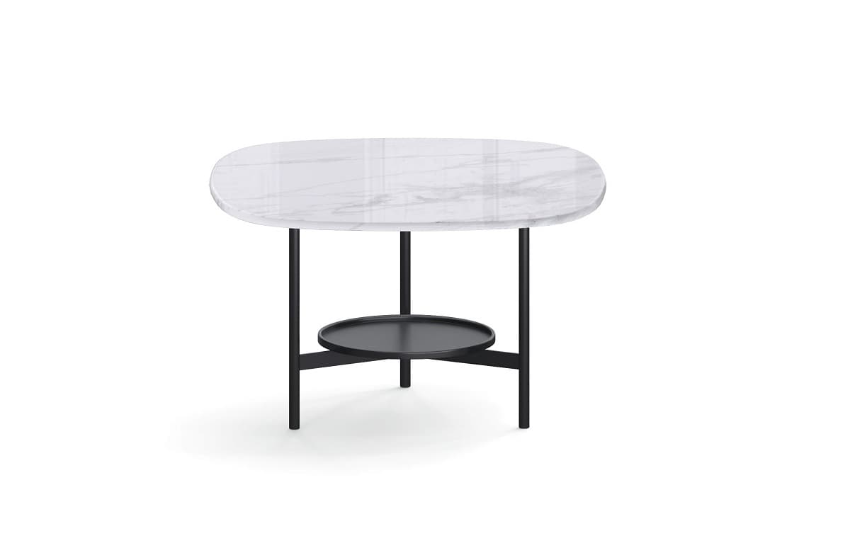 Стол журнальный - столешница искусственный камнь m-r