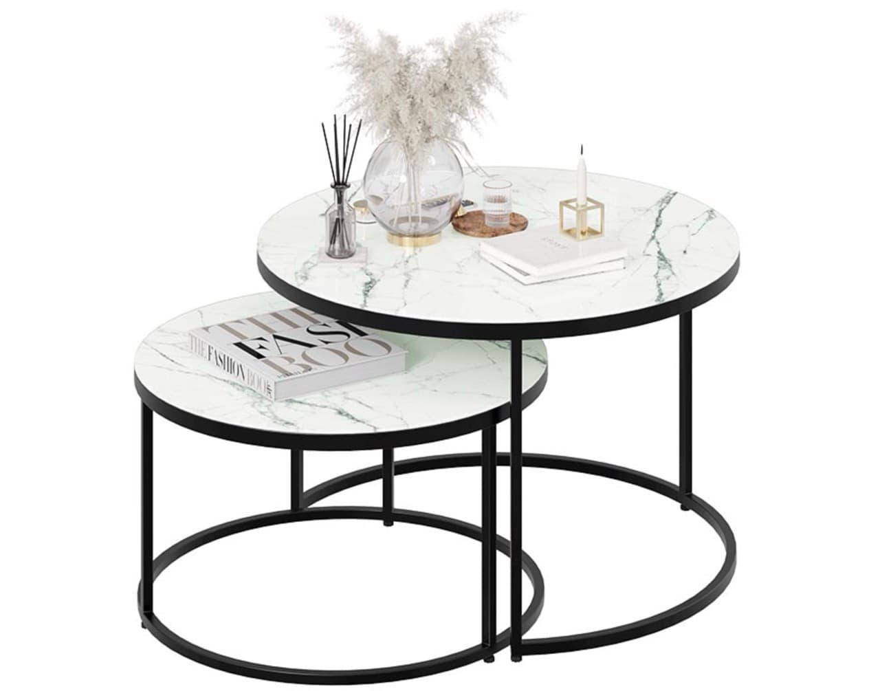 Стол журнальный Вега - опоры черные 3-Я