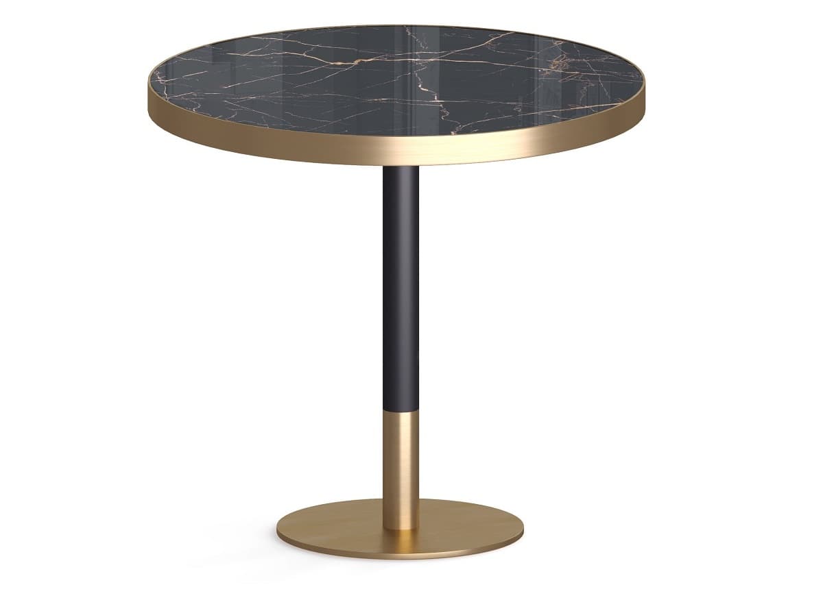 Стол журнальный - фарфорово-мраморная столешница m-r