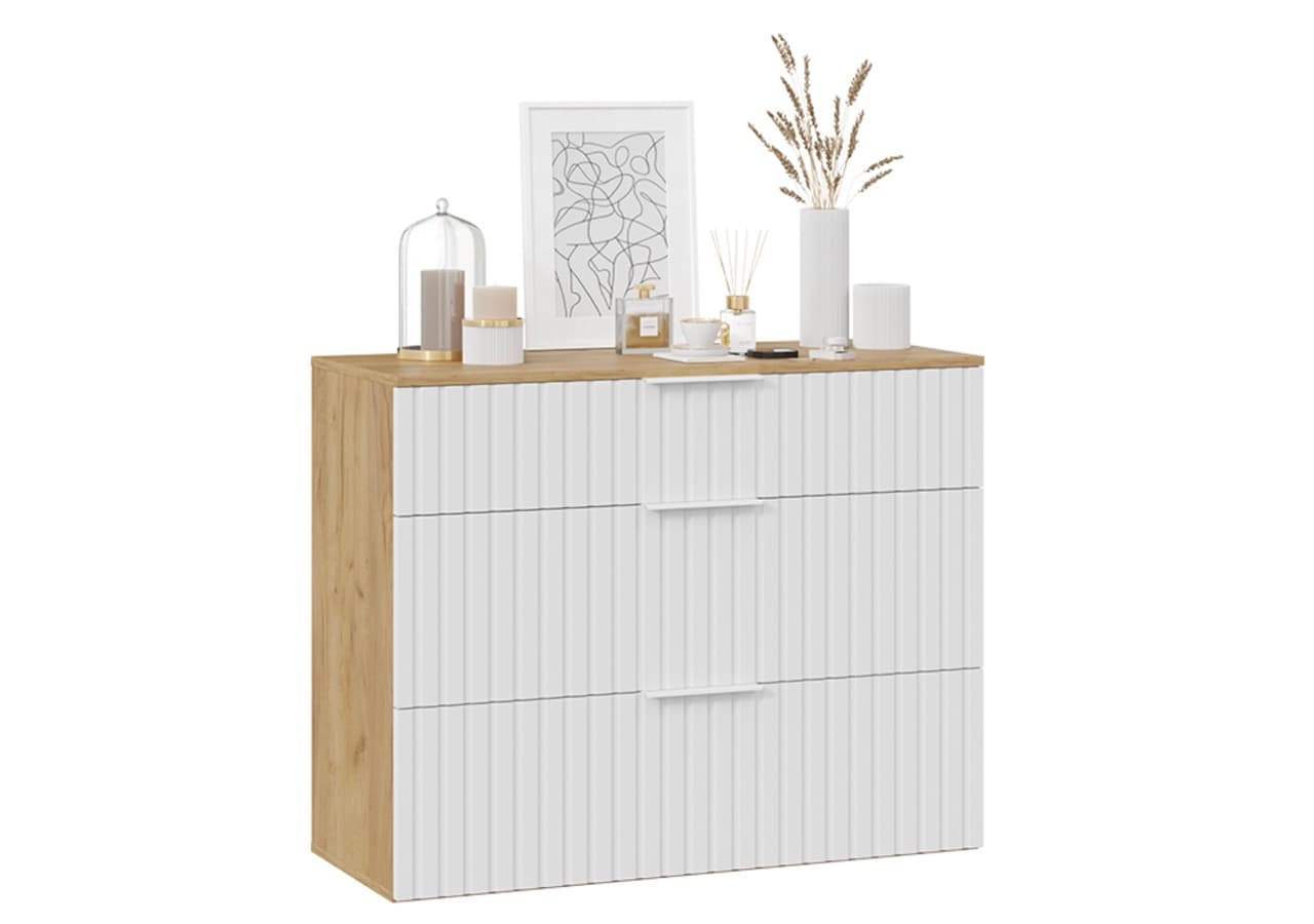 Тумба комбинированная широкая - 2 ящика