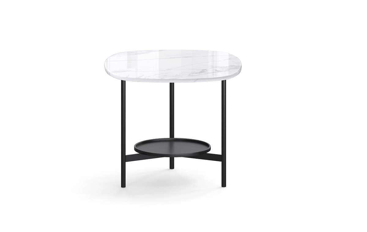 Стол журнальный - столешница искусственный камнь m-r