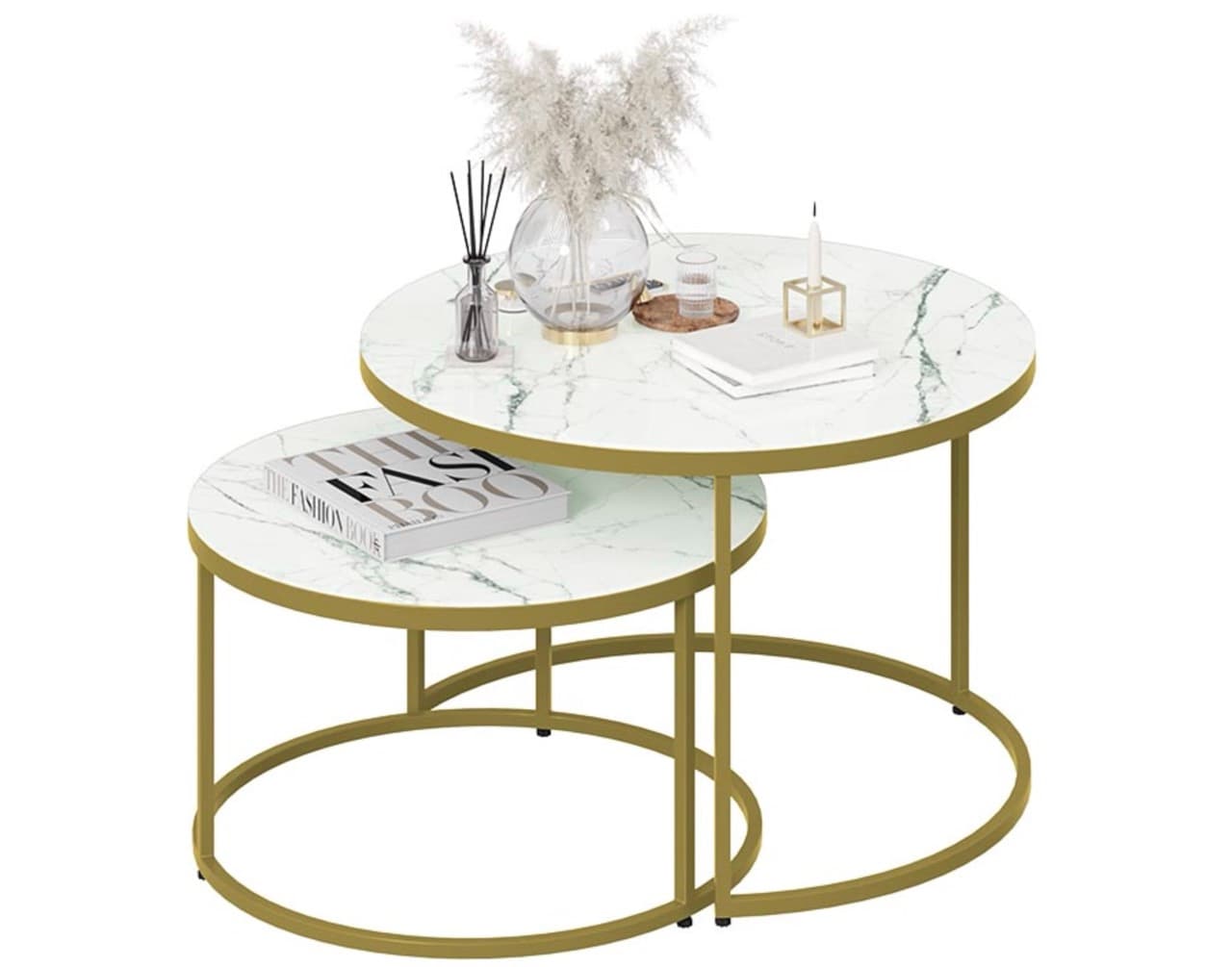 Стол журнальный Вега - опоры золото 3-Я