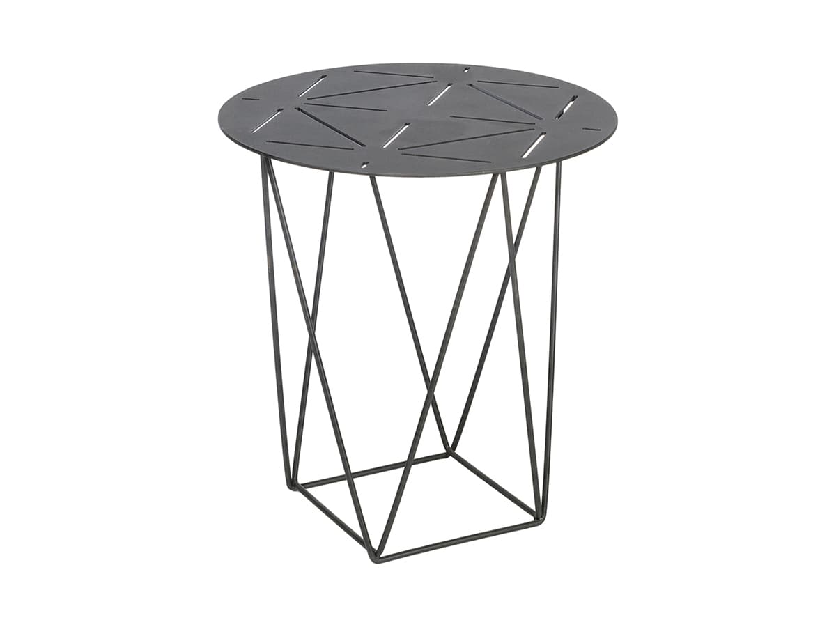 Стол журнальный круглый - металл m-r