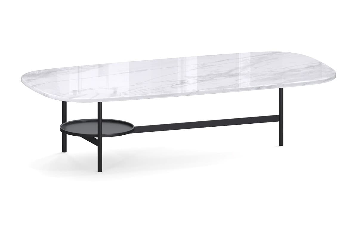 Стол журнальный - столешница искусственный камнь m-r