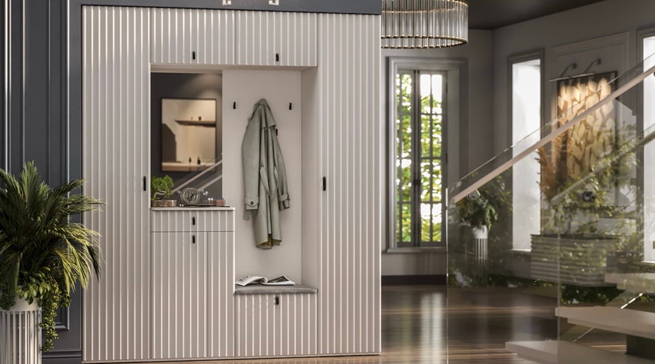 Прихожая Тиффани кашемир матовый