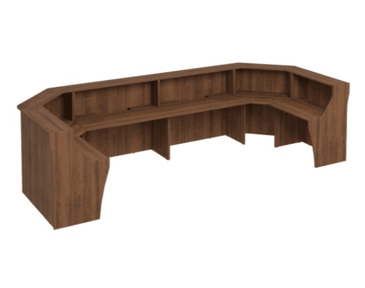 Стойка ресепшн П-образная с вырезом