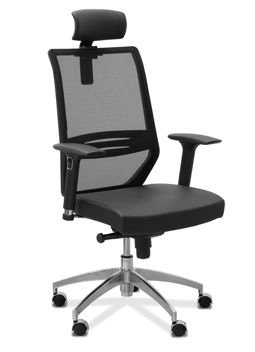 Кресло с подголовником Aero 3D H U-TEX (ткань+сетка)