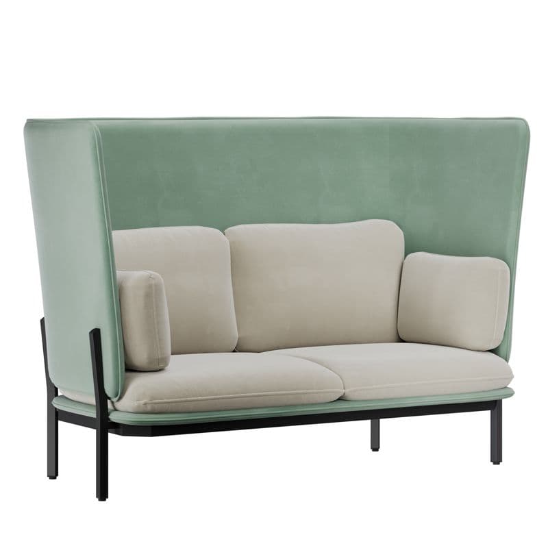 Диван 2x-местный с высокой спинкой