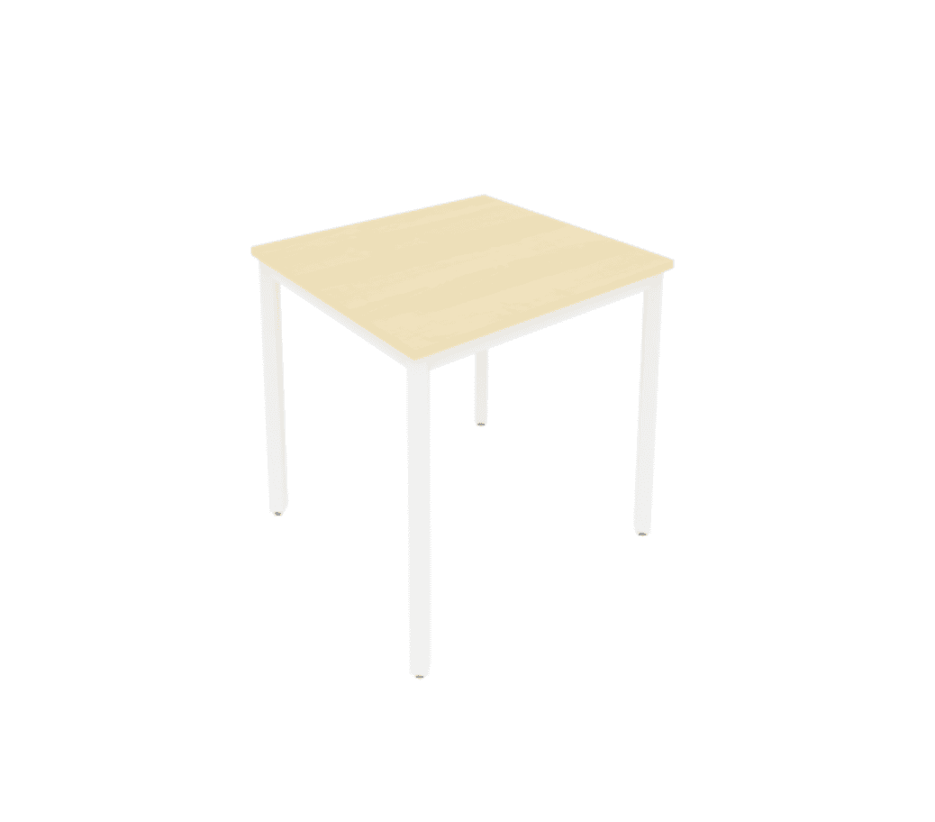 Стол письменный на металлокаркасе - белый 780