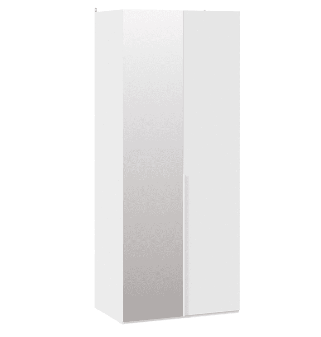 Шкаф для одежды закрытый - 1 зеркальная дверь (глубина 58)