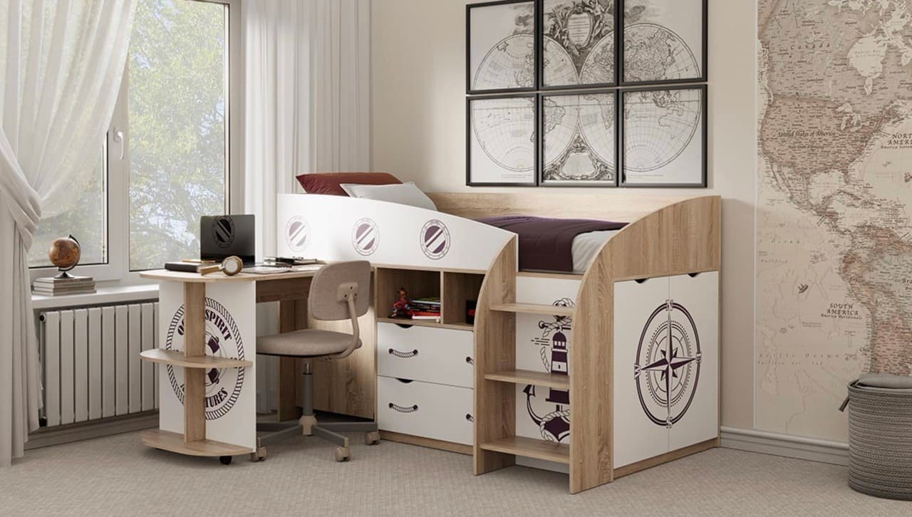 Детская Немо дуб сонома