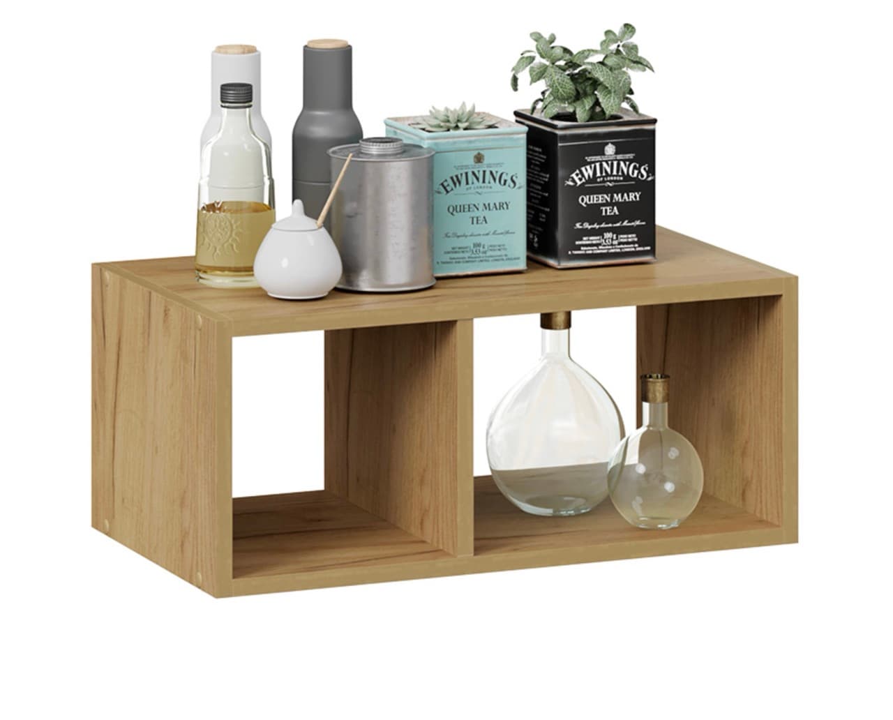 Полка настенная - 2 ниши