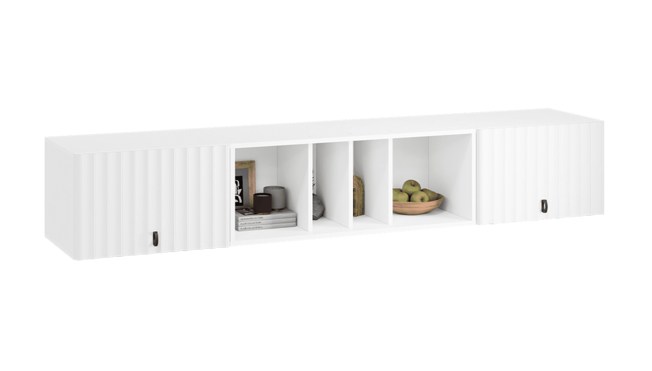 Шкаф настенный с полкой длинный