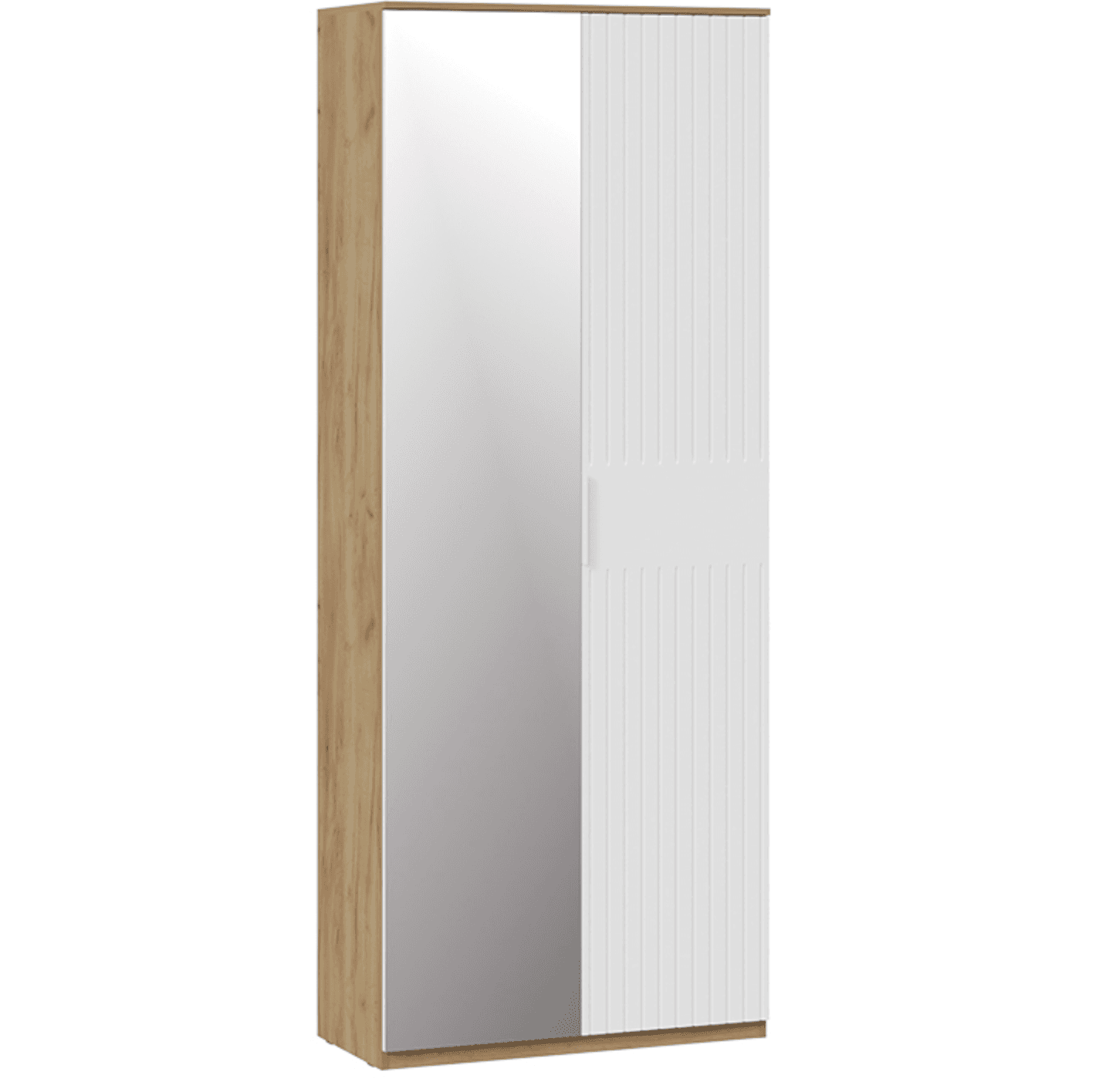 Шкаф для одежды с зеркальной дверью