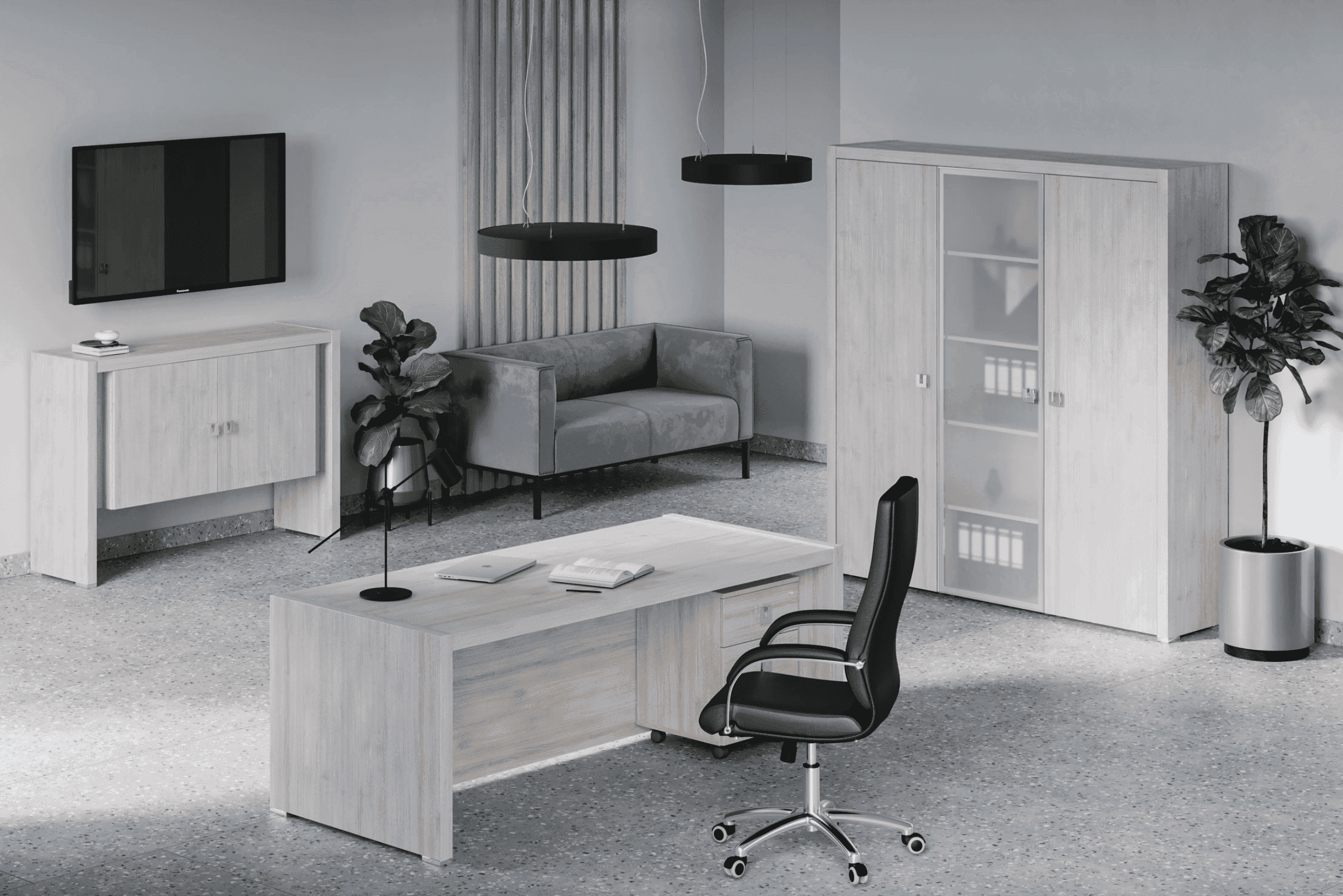 Кабинет Солид дуб шамони