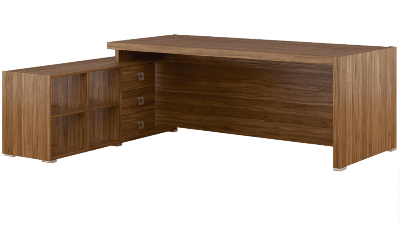 Стол письменный на опорной тумбе, правый/левый 215