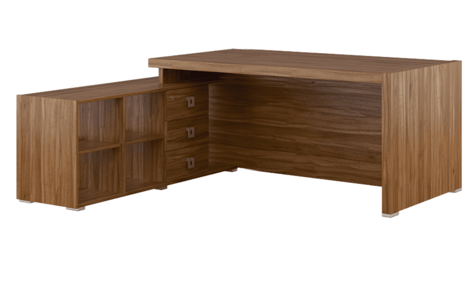 Стол письменный на опорной тумбе, правый/левый 175