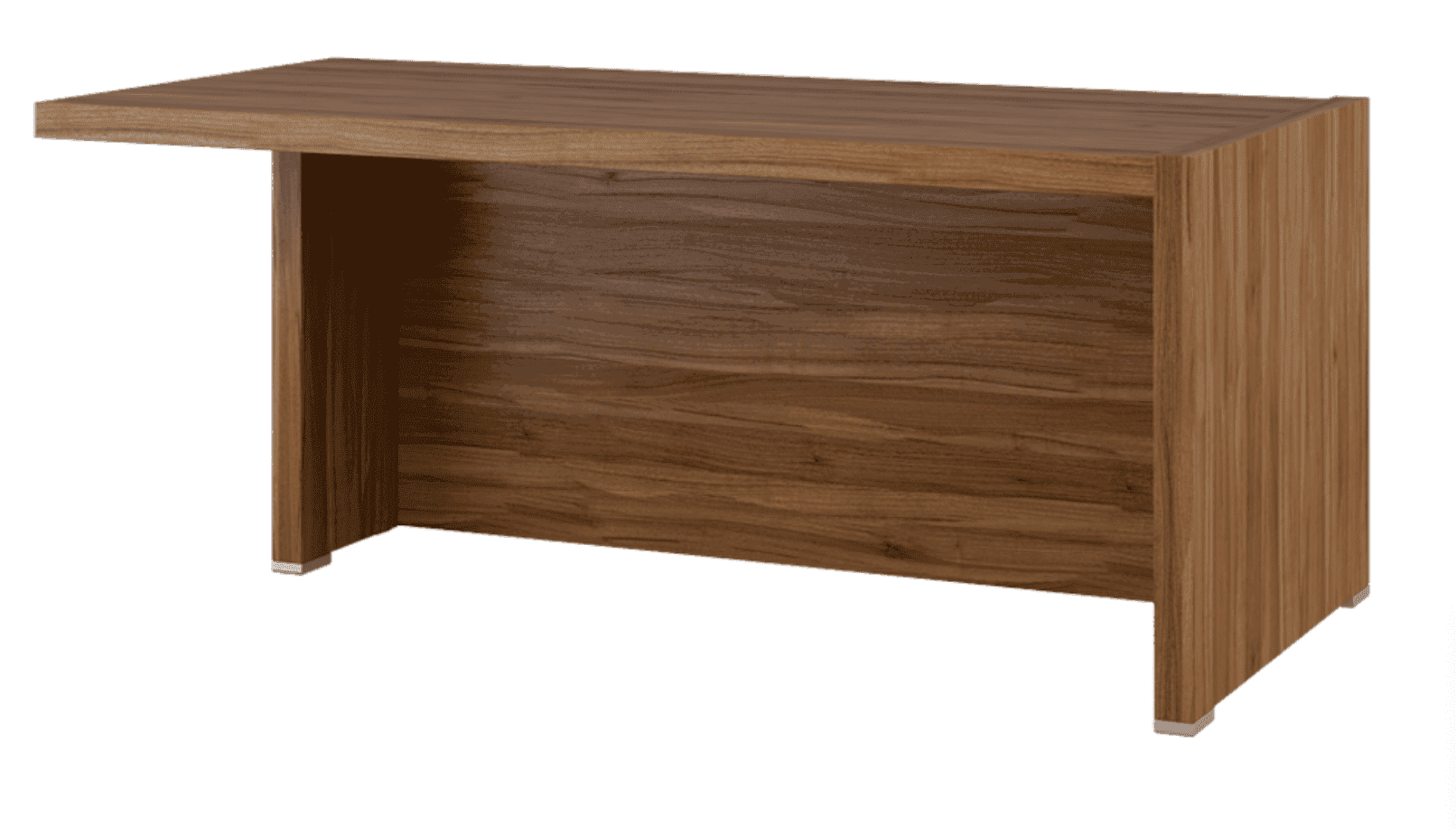 Стол письменный с асимметричными опорами, левый 180