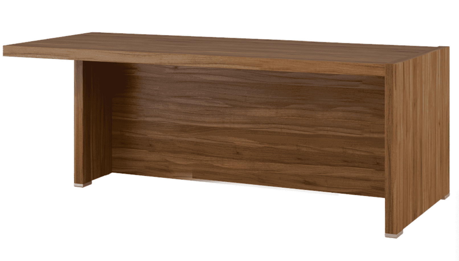 Стол письменный с асимметричными опорами, левый 200