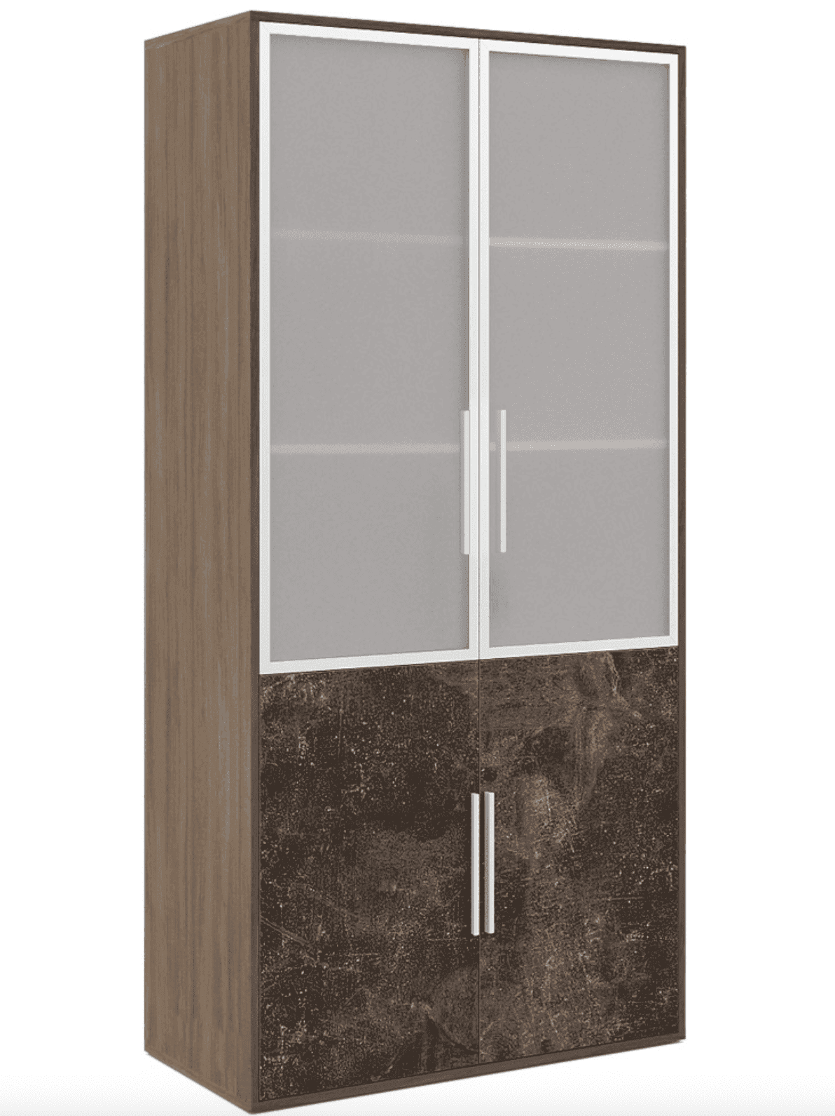 Шкаф для бумаг со стеклом