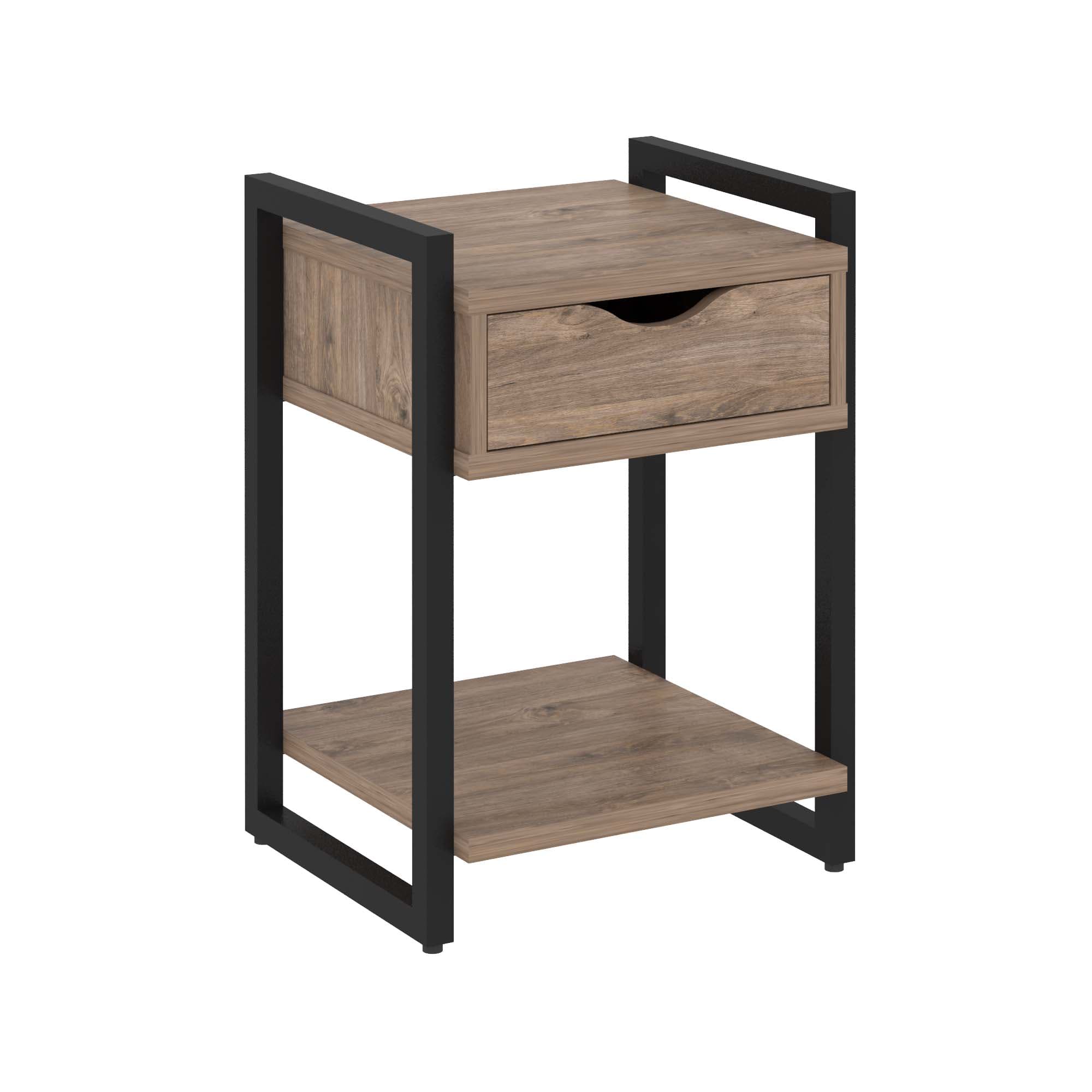 Тумба на регульруемых опорах с ящиком и полкой