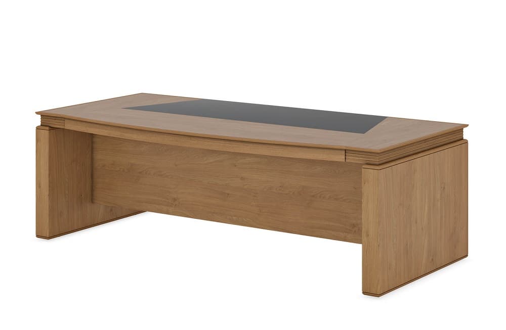 Стол закруглённый 230 - без кожанной вставки